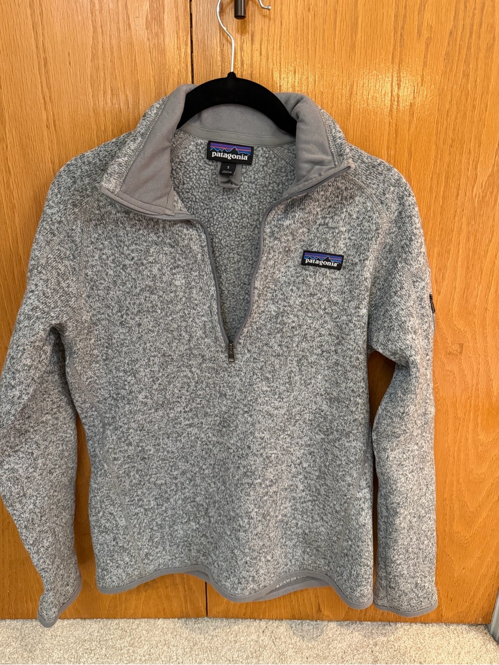 Patagonia Women’s Heather Gray Half-Zip Fleece Pullover